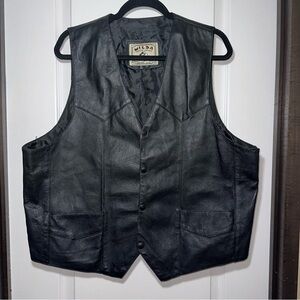 Wilda Genuine Leather Jacket in Black‎ Y2K